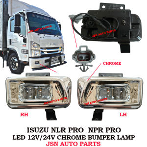 J106S04 ISUZU NPR PRO FRR LED 12V/24V WHITE & YELLOW FOG LAMP SET