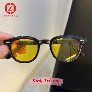 Kính diễn thời trang siêu xinh cho bé phong cách Retro gọng tròn chống UV chống nắng đỉnh cao mã T1625