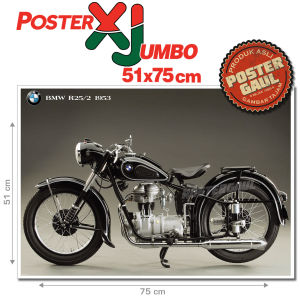 Poster XJumbo MOTOR VINTAGE BMW R25 #XJFJP469 - ukuran 51 x 75 cm