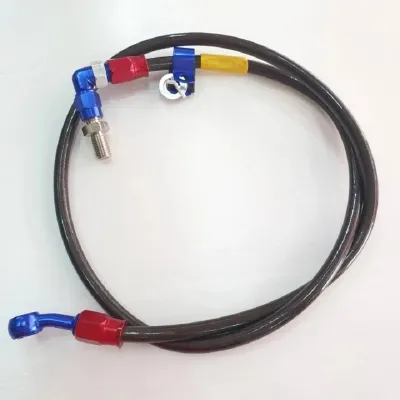 SWITS FRONT BRAKE HOSE QUICK RELEASE ( UNIVERSAL ) Brake Hose Front (100 cm) Rear (60 cm) ( L type )