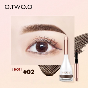 Waterproof Eyebrow Cream Gel With Brush Long-Lasting Smudge-Proof Waterproof Eyebrow Cream Eyebrow Dye Gel