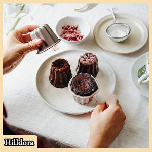 [Hilldora] 6ชิ้นแม่พิมพ์เค้ก canele กระทะแบบไม่ติดแม่พิมพ์ canele ขนาดเล็กอุปกรณ์อบมัฟฟินถาดคัพเค้กคาร์บอนที่วางคัพเค้กขนาดเล็ก