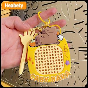 【2-3 days delivery】 Capybara Decompression Magnetic Steel Ball Drawing Board Childrens Gift Cute Toy Kawaii School Bag Pendant Car Keychain Cute
