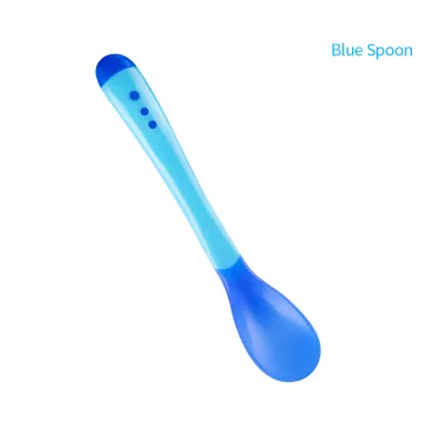 Mumystation Baby feeding tableware Temperature sensitive feeding silicone Spoon Fork Bowl BPA FREE