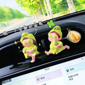 Car fragrance perfume car air conditioner air outlet decoration cute girl fragrance car interior accessories