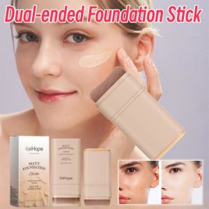 Double-Head Foundation Stick for All Seasons Women  Hydrating  Lightweight  Long-lasting Coverage for Adults  Concealing and Brightening
