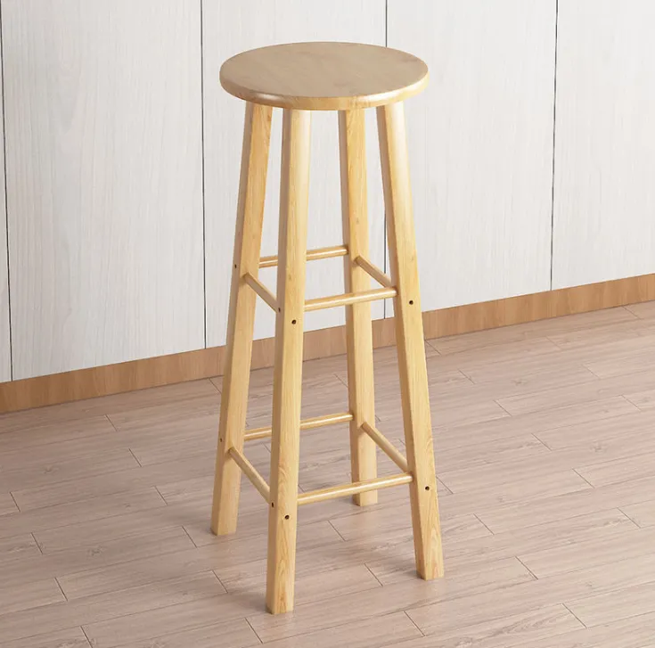 Wooden best sale round chair