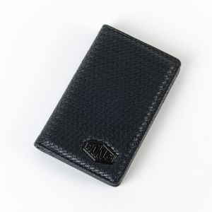RCKLS. Dompet Pria Wanita 3/4 Pu Sintetis Plate Hitam