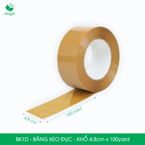 BK1D - 4.8cm - Block 3 cuộn băng keo đục đóng hàng băng dính gói hàng băng keo đóng thùng carton