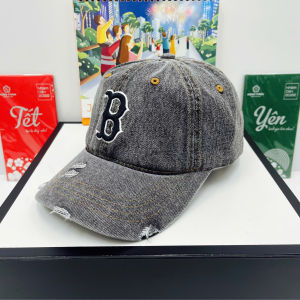 Mũ Lưỡi Trai Jean Thêu Chữ B Cao Cấp Phù Hợp Cho Cả Nam Và Nữ.