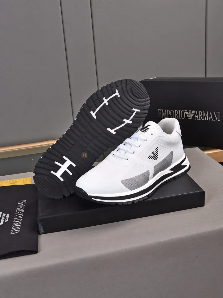 High end Gift Box Original ARMANI New Style Running Shoes for Men