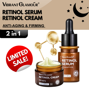 VIBRANT GLAMOUR RETINOL SET / VITAMIN C SET / BRIGHTENING AND ANTI-AGING