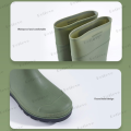 New Matte Rain protective korean fashion thick material no holes men/women shoes construction worker rain boots waterproof pang ki heavy duty bota for men /adult BELIEVE. 