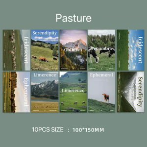 10pcs  Retro Poster Card Set DIY Card Wall Decor Photo Paper Props Gift Supplies