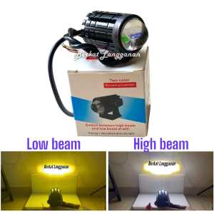 Lampu Tembak Sorot LED Laser D2 Mini Tembus Kabut Universal Motor Mobil Bisa