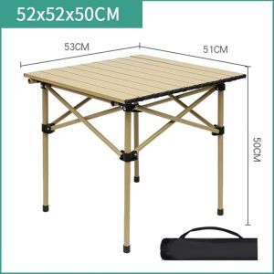 Misty Crewley โต๊ะแคมป์ปิ้ง โต๊ะแคมป์ปิ้ง พับเก็บได้ โต๊ะสนาม อุปกรณ์แคมป์ปิ้ง สามารถรับน้ำหนักได้ 150 กิโลกรัม พกพาสะดวก