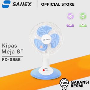 Sanex Kipas Angin Meja Mini - 8 inch - FD0888 - FREE ONGKIR Jabodetabek