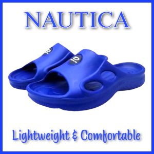 Duralite Nautica Mens Light-weight and waterproof Non-slip flipflops for all occasions (Blue)