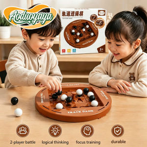 Aoduoyaya Track Logic Chess Puzzle Double Interactive Board Game Parent Child Interactive Board Game