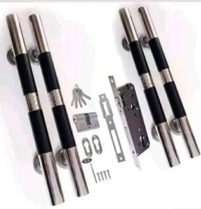 Handle pintu suling dop 33cm stainless/ pegangan pintu