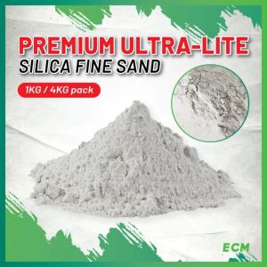 PREMIUM ULTRA-LITE FINE SILICA SAND MESH 100/200 (1KG / 4KG PACK) LIGHT WEIGHT SAND POWDER / PASIR HALUS