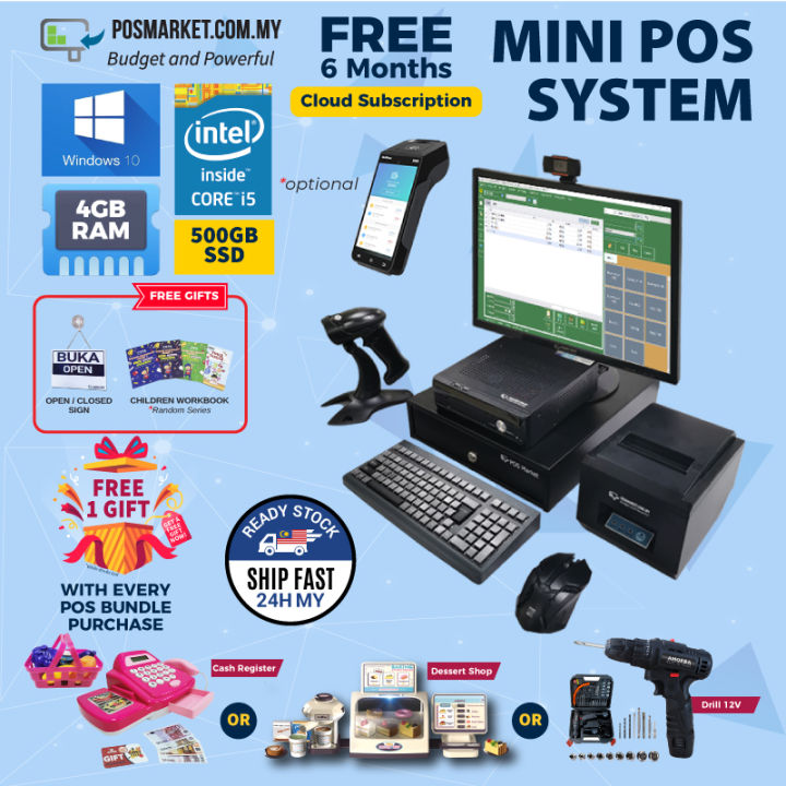 Mini POS system (Retail) Mini Market Convenient Shop Kedai Runcit
