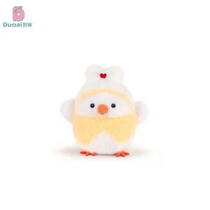 Đồ chơi thú nhồi bông gà nhỏ siêu anh hùng Duai mới mặt dây chuyền dễ thương quà tặng cho trẻ em