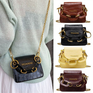 Stone pattern Mini Crossbody bags For Women Quality PU Leather Ladies Chain Designer Handbags Lock Shoulder Messenger Handbag