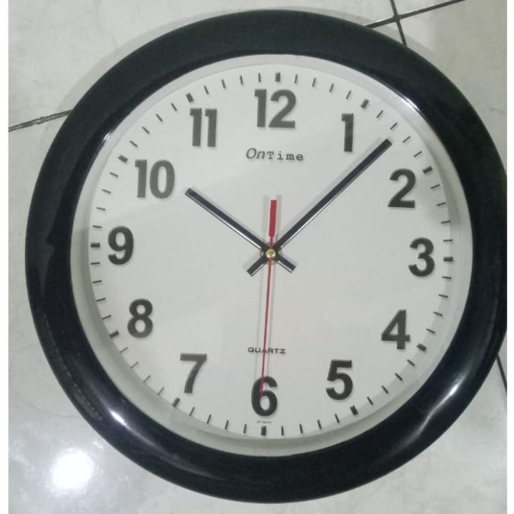 JAM DINDING ONTIME 767 P2 HITAM | Lazada Indonesia