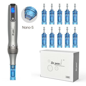 Newest Dr Pen M8S Wireless Dermapen with 10 Pcs Need-leCartridges Profesional Microne-edling Pen MTS Skincare Tools
