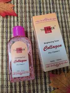 THE FACE Collagen Brightening Toner Collagen Plus Vitamin C 100ml/pembersih wajah/menyegarkan kulit/mencerahkan/pembersih makeup/nirmala69