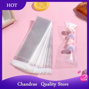 [Chandrae] ถุงขนมยาวปิดผนึกในตัว100ชิ้นถุงขนม5x20ซม. ถุงเเพรทเซลถุงปิดผนึกได้สำหรับบรรจุลูกอมของขวัญที่ชอบ