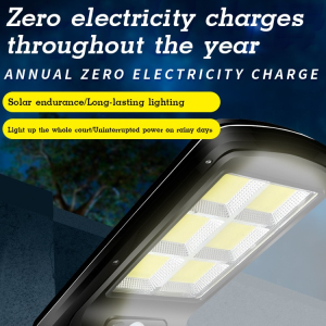 Outdoor smart induction solar street light garden wall light stall lighting with remote control