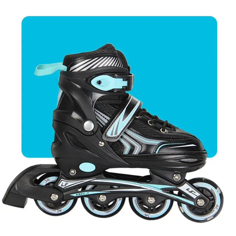 【Fast Shipping One Year Warranty】Adult Inline Skate Adjustable Size  Roller Skate Inline Skate Glowing Wheels
