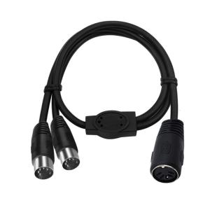 Chịu lực cao 5pin DIN Nam để DIN đôi 5pin nữ mở rộng Dây cáp chuyển đổi cắm cáp nối cho nhiều hệ thống
