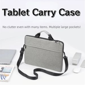 MILES Shockproof Laptop Handbag Business Style Ultra Thin Laptop Sleeve Case Universal with Handle Laptop Protective Pouch Travel Use