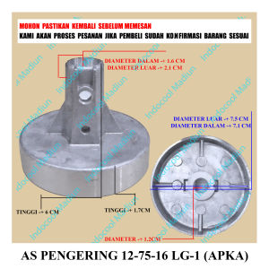 APKA TIANG AS / PULLY PENGERING / AS PENGERING 12-75-16 LG-1