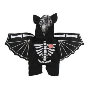 LUCKY CLAW Wear Resistant Dog Bat Clothing Breathable Decorative Halloween Pet Bat Costume Funny Black Pet Cosplay Costume For Cat Dogs