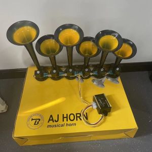 20 and 36 Tones AJ Horn Musical Air Horn BASURI 12V-24V For All Car Truck motorcyle Lorry Etc.