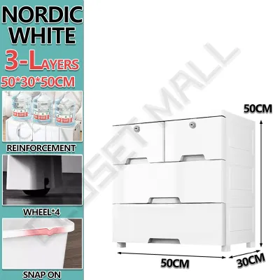 Goody Durabox Cabinet Drawer Clothes Storage Cabinet With Wheels Drawer Without lock Clothes