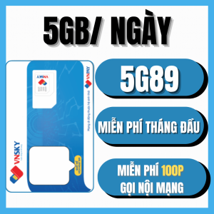( SIÊU RẺ ) SIM 4G MOBI VNSKY SIÊU DATA 8GB/NGÀY DÙNG MẠNG THẢ GA + MIỄN PHÍ GỌI NỘI MẠNG - TẶNG 1 THÁNG ĐẦU DÙNG THỬ - PHÍ GIA HẠN CỰC RẺ | 5G89 5G109 . FREESHIP - CHƯA KÍCH HOẠT.