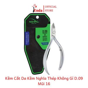 Kềm cắt da D.09 thép không gỉ của Kềm Nghĩa lưỡi kềm sắc mỏng bén ngọt độ bền lâu dài EN285