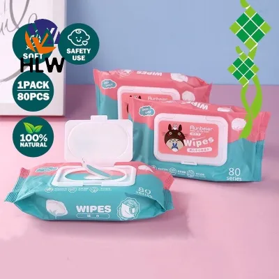 RUNBEIER Baby Alcohol-Free Wipes Organic Baby Wipes Hypoallergenic BABY Wipes 80pcs per pack (Non-Alcohol-wet wipes)