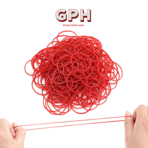 Elastic Red Rubber Band D5cm / 50g/pkt | Rubber Bands | Packaging Rubber | Home/Office/School Use