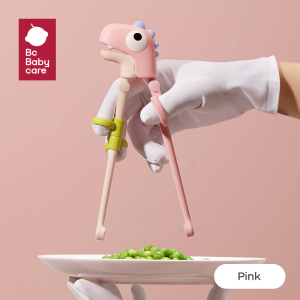 Bc Babycare Training Chopsticks Kids with Silicone Rings Non-Slip Right-handed Utensil Chopsticks Helper For Beginners 2Y+
