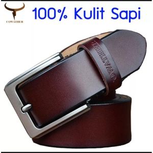 CLOUDSID Terlaris !!! Ikat Pinggang Bahan Kulit -Gesper Sabuk Ikat Pinggang Pria IMPOR Desain Fashion & Klasik untuk Pekerjaan Bisnis dan Kasual - gesper kulit premium terbaru 2023 bisa COD