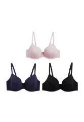 M&S Collection 2 Pack Non-Padded Balcony Bras A-E, Compare
