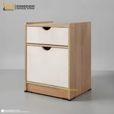 Kingdom Official Indonesia - Meja Nakas Samping Tempat Tidur Meja Sudut Meja Samping - NAKAS 1P1L