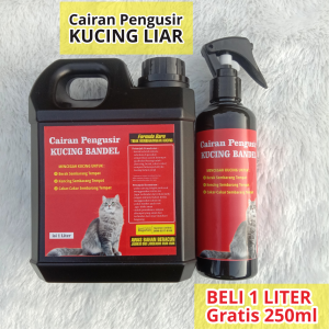 [Bogortani] ISI ULANG PENGUSIR KUCING LIAR 1 Liter GRATIS 250ML | Cat Repellent | Pengusir Kucing Bandel | Cairan Pengusir Kucing | Spray Anti Kucing