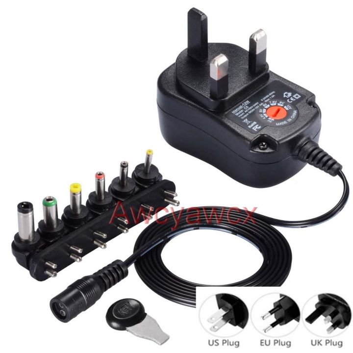 Adaptateur Secteur AC/DC - Transformateur 100V-240V Vers 5V/6V/9V/12V 1A | Alimentation Universelle Pour Appareils électroniques